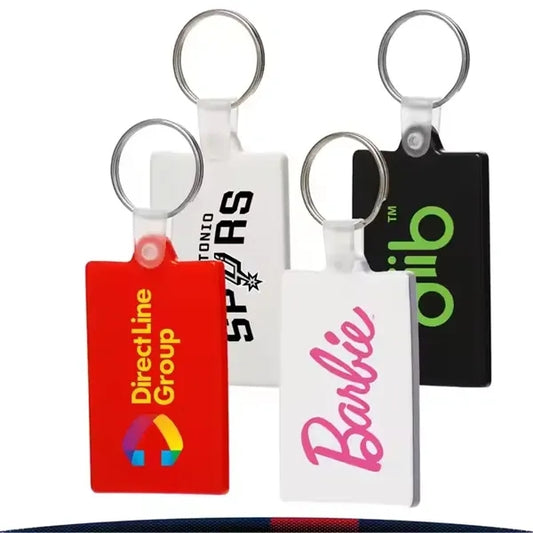 Rectangle Soft Keychains