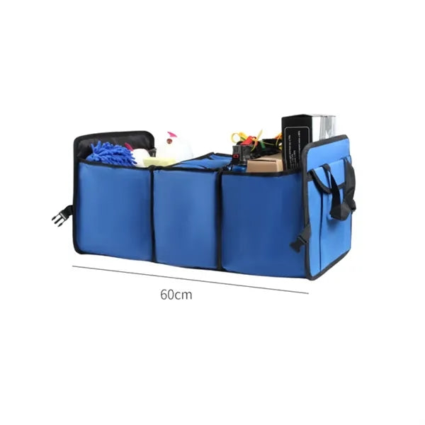 Folding Multi Compartment Car Trunk Organizer