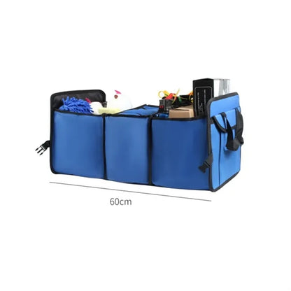 Folding Multi Compartment Car Trunk Organizer