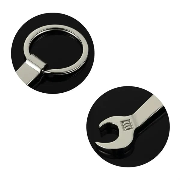 Metal Wrench Bottle Opener Keychain Custom