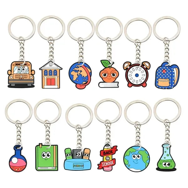Custom Shape Soft PVC Keychain Fob