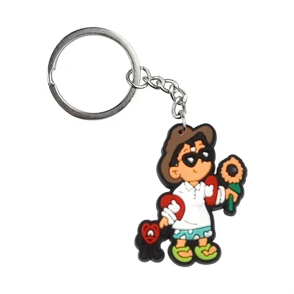 Custom Shape Soft PVC Keychain Fob
