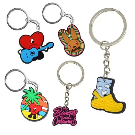 Custom Shape Soft PVC Keychain Fob