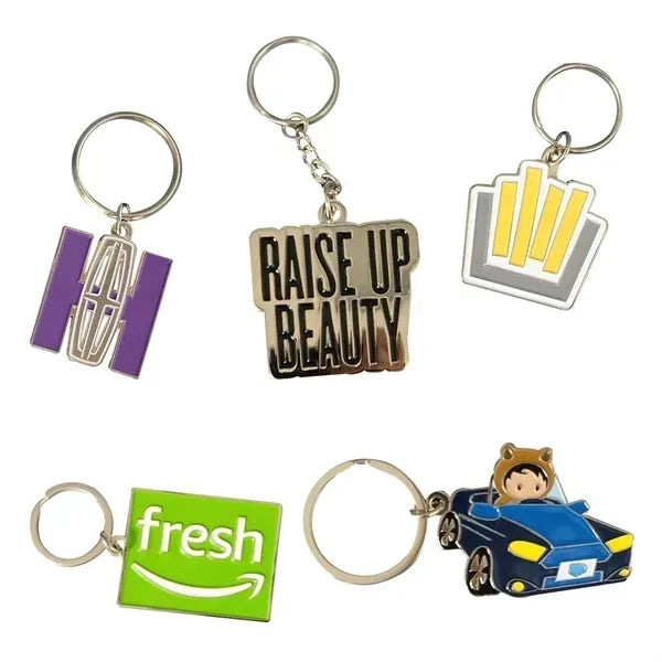 1.75" x 1.75" Diestruck Soft Enamel Keychain