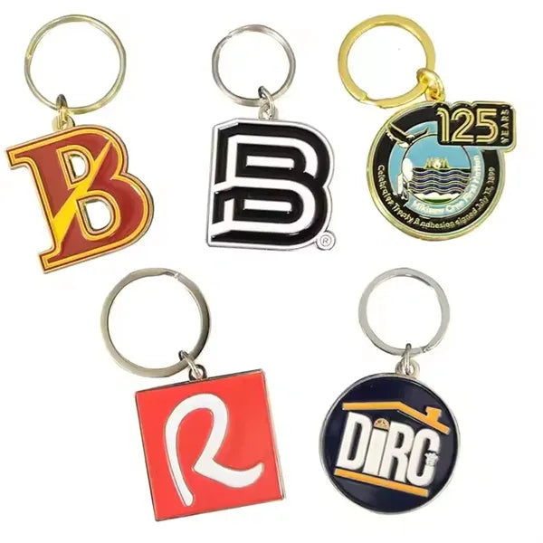 1.75" x 1.75" Diestruck Soft Enamel Keychain