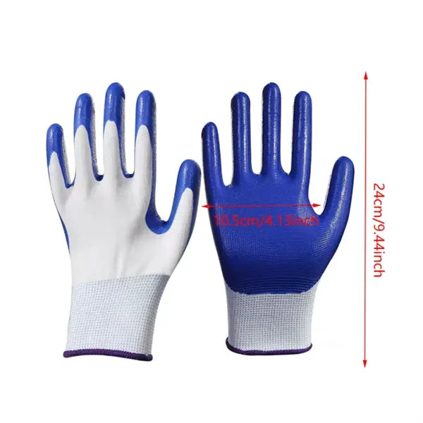 Construction Nitrile Coated Labor Protection Work Gloves
