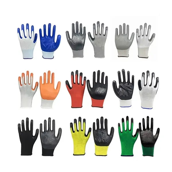Construction Nitrile Coated Labor Protection Work Gloves