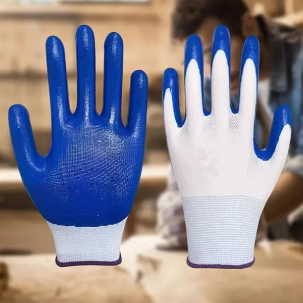 Construction Nitrile Coated Labor Protection Work Gloves
