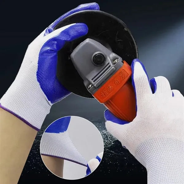 Construction Nitrile Coated Labor Protection Work Gloves
