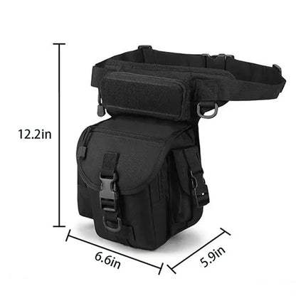 Multifunctional Men's Outdoor Tactical Motorcycle Leg Bag