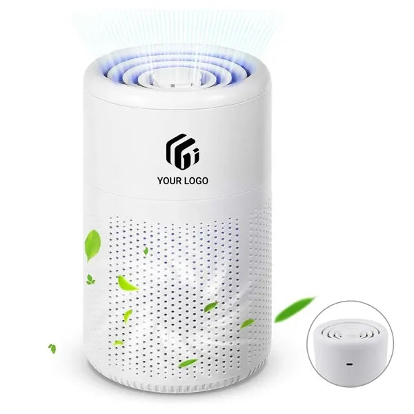 Portable desktop bedroom home air purifier filter cleaner