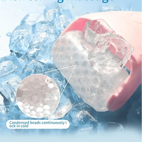 Cryotherapy Ice Roller and Gua Sha Facial Massage Wheel
