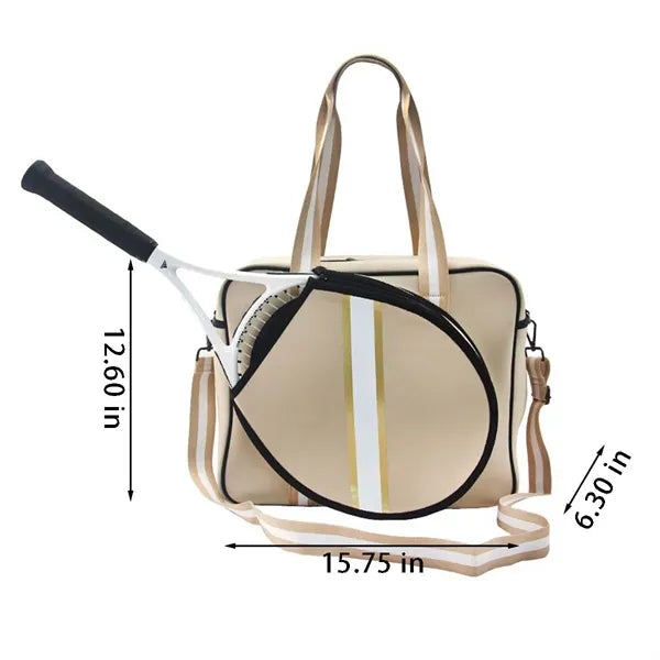 Sports large waterproof shoulder tennis racket bag handbag