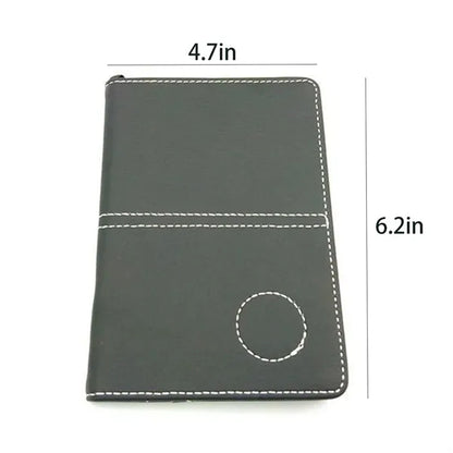Leather Golf Wear Scorebook Course Outdoor Club Accessories