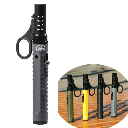 Adjustable Flame Safety Switch Kitchen Windproof Lighter