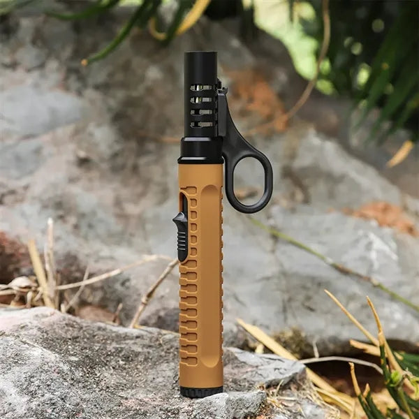 Adjustable Flame Safety Switch Kitchen Windproof Lighter