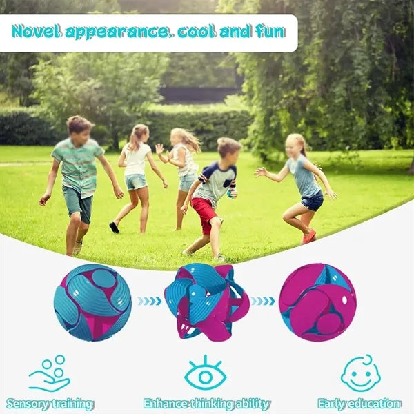 Fidget toy outdoor game deformation color switch pitch ball