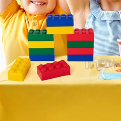 Building Block Shaped PU Stress Reliever with Logo