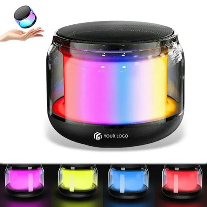Mini TWS pairing car bluetooth speaker with colorful lights