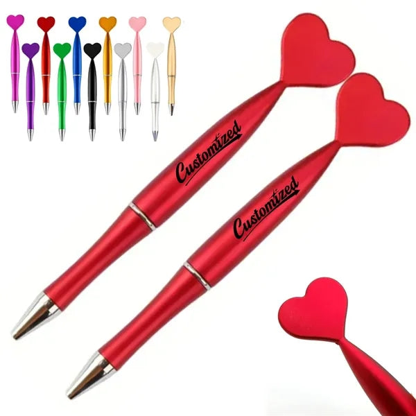 Heart Shaped Ballpoint Pen in Assorted Colors