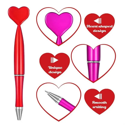 Heart Shaped Ballpoint Pen in Assorted Colors