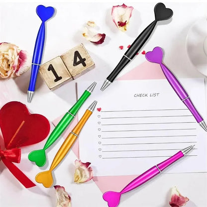 Heart Shaped Ballpoint Pen in Assorted Colors