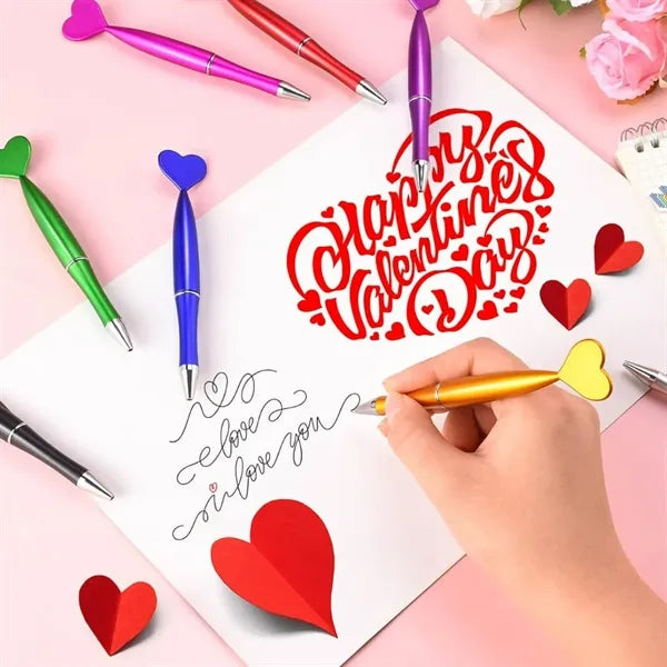 Heart Shaped Ballpoint Pen in Assorted Colors