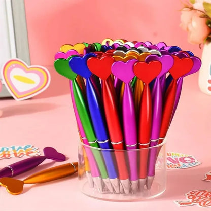 Heart Shaped Ballpoint Pen in Assorted Colors