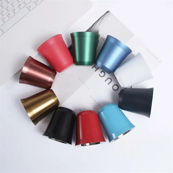 5oz double wall insulated stainless steel espresso cup