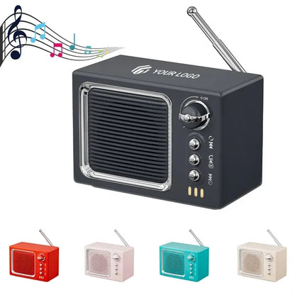 Versatile gift bedroom mini wireless retro bluetooth speaker