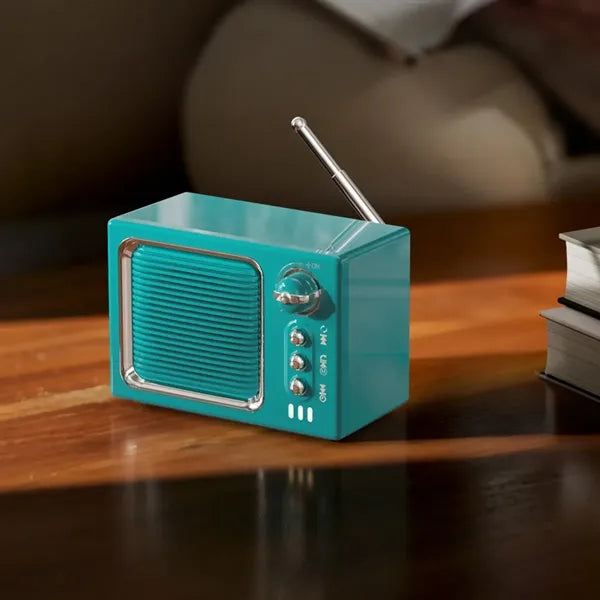 Versatile gift bedroom mini wireless retro bluetooth speaker