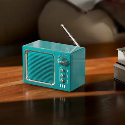 Versatile gift bedroom mini wireless retro bluetooth speaker