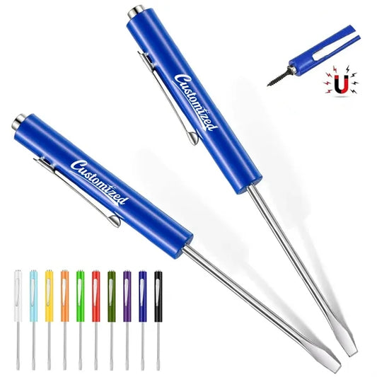 Promotional 2 in 1 Double Ended Pocket Screwdriver Tool