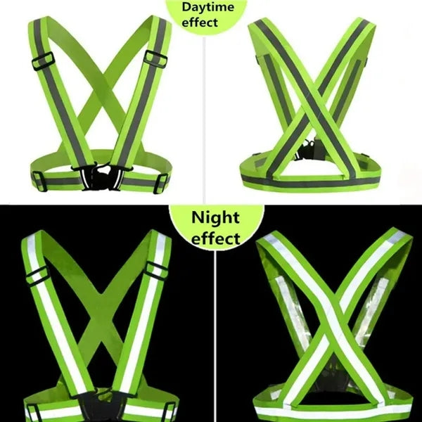Adjustable Reflective Safety Harness Straps Belt Custom