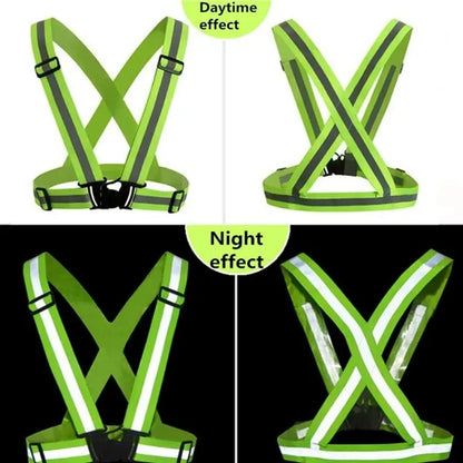 Adjustable Reflective Safety Harness Straps Belt Custom
