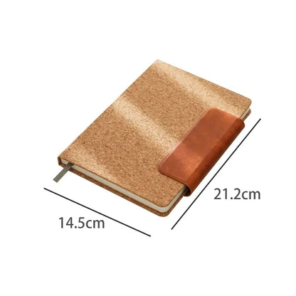Eco Cork Cover Notebook with Bookmark
