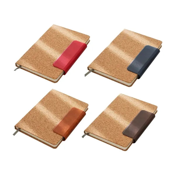 Eco Cork Cover Notebook with Bookmark