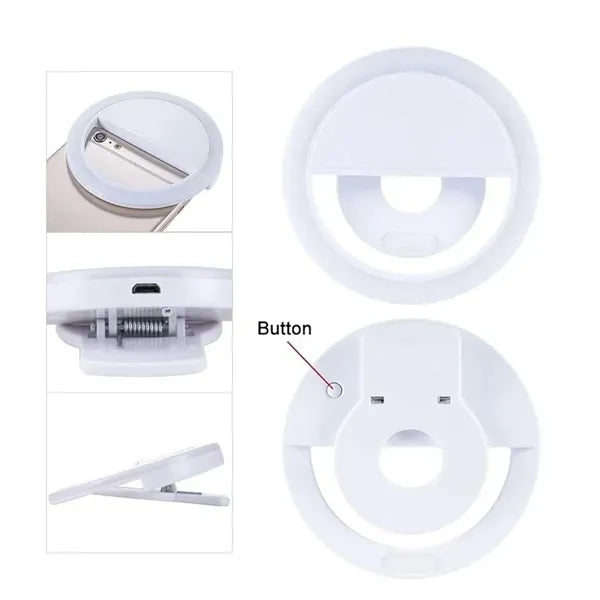 Clip On Selfie Ring Light
