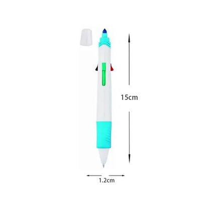 Dual Tip Highlighter Ballpoint Pen