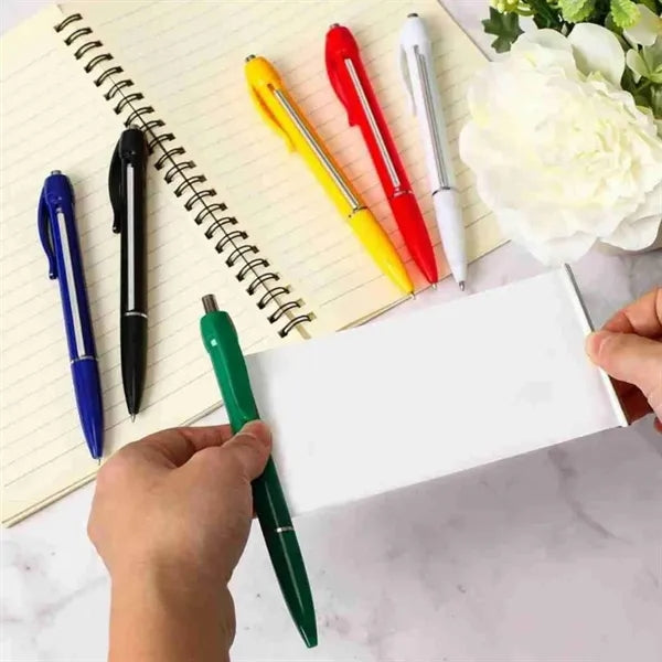 Custom Retractable Pull Out Advertising Scroll Ballpoint Pen