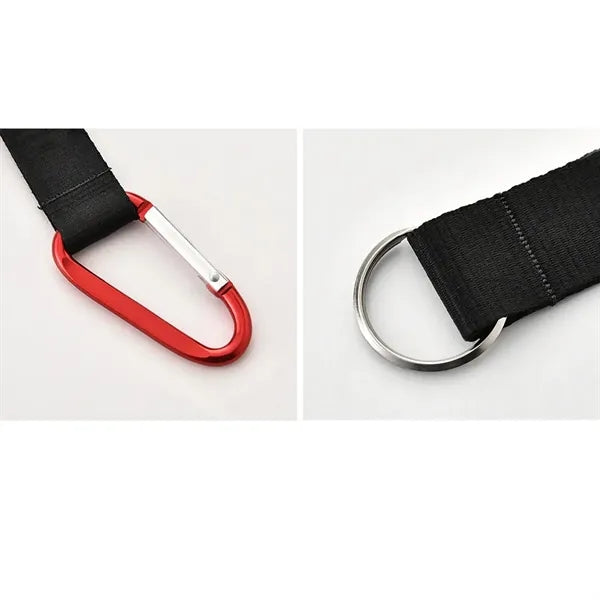Carabiner Keychain with Strap