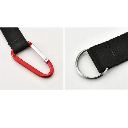 Carabiner Keychain with Strap