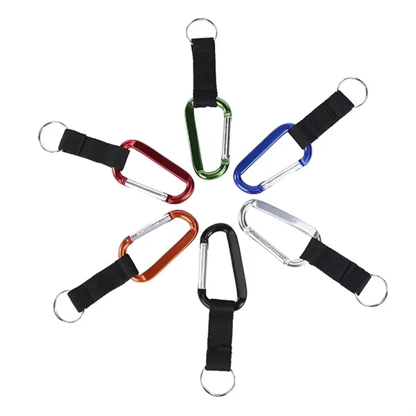 Carabiner Keychain with Strap