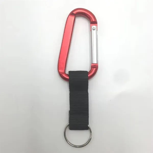Carabiner Keychain with Strap