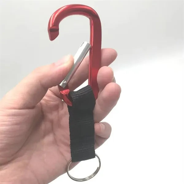 Carabiner Keychain with Strap