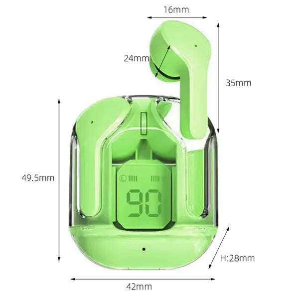 Digital Display Wireless Sports Earbuds