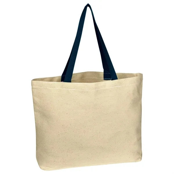 Natural 10 oz. Cotton Canvas Tote Bag