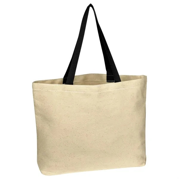 Natural 10 oz. Cotton Canvas Tote Bag