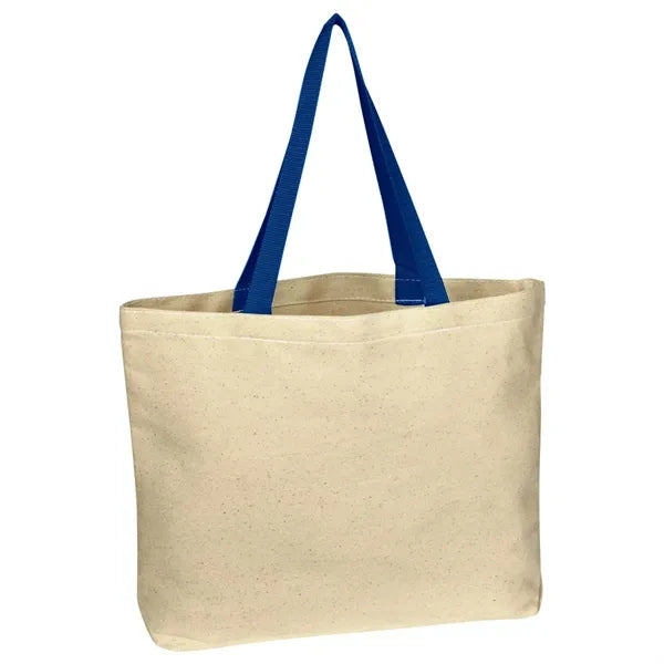 Natural 10 oz. Cotton Canvas Tote Bag