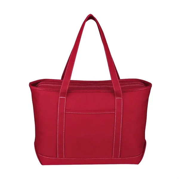 Large 24 oz. Cotton Canvas Tote Bag